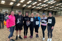 Founding Member Irene Wilson with husband Tom and Clan Wilson- RWTW Half Marathon 2021