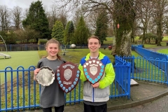 Intermediate Champions- Abby overall with Euan as first male.